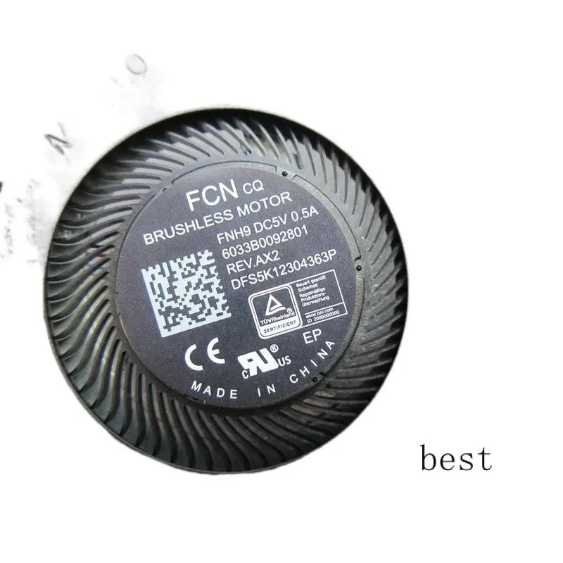 hp호환 17-CN 17-CP Probook 470 G8 G9 FNH9 6033B 새 원본 노트북 CPU 냉각팬 0092801 DFS5K 12304363 P DC5V 0.5A