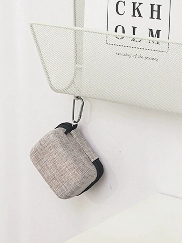 화장실 책 꽂이 벽걸이 욕실 1단 선반 미니 블랙 손잡이 수납 바구니 1칸 26x36cm - 상세 이미지 2