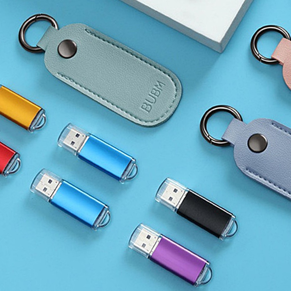 미니 가죽 키링 파우치 USB 메모리 수납 보관 케이스 열쇠고리 박대표마켓 - 상세 이미지 3