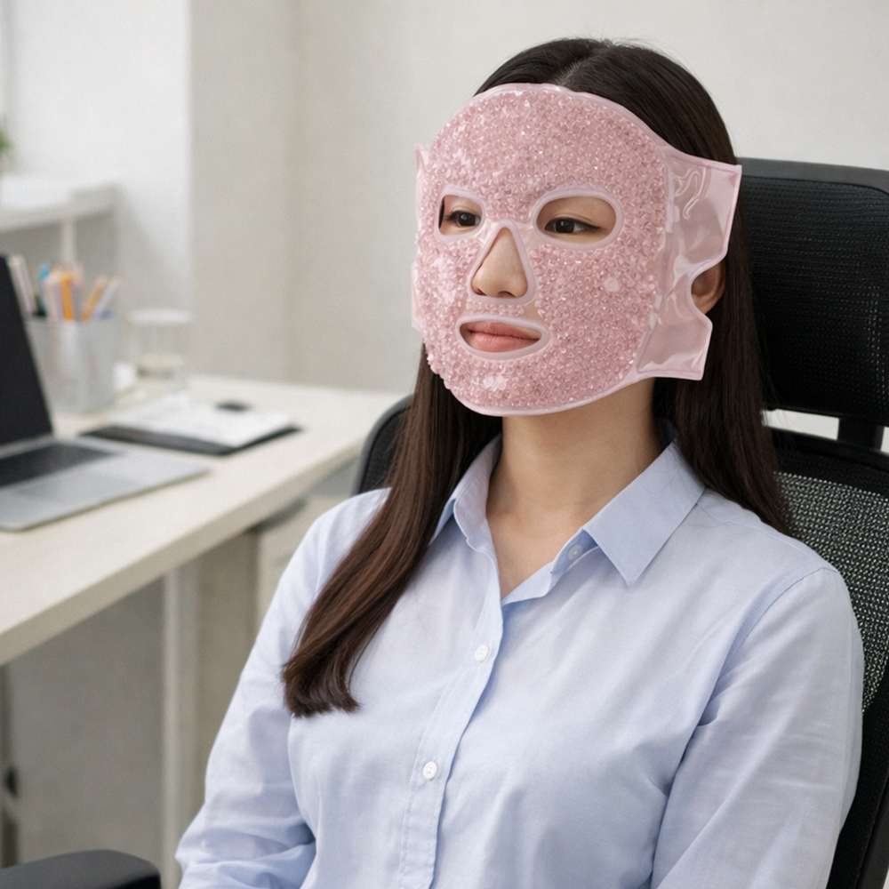 눈찜질팩 코 턱 얼굴 목 비강 부비동 비염 냉 온 찜질 안대 이미지 8