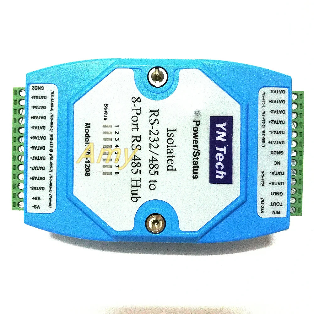 절연형 양방향 8포트 RS485 허브 리피터 분배기 UT1208
