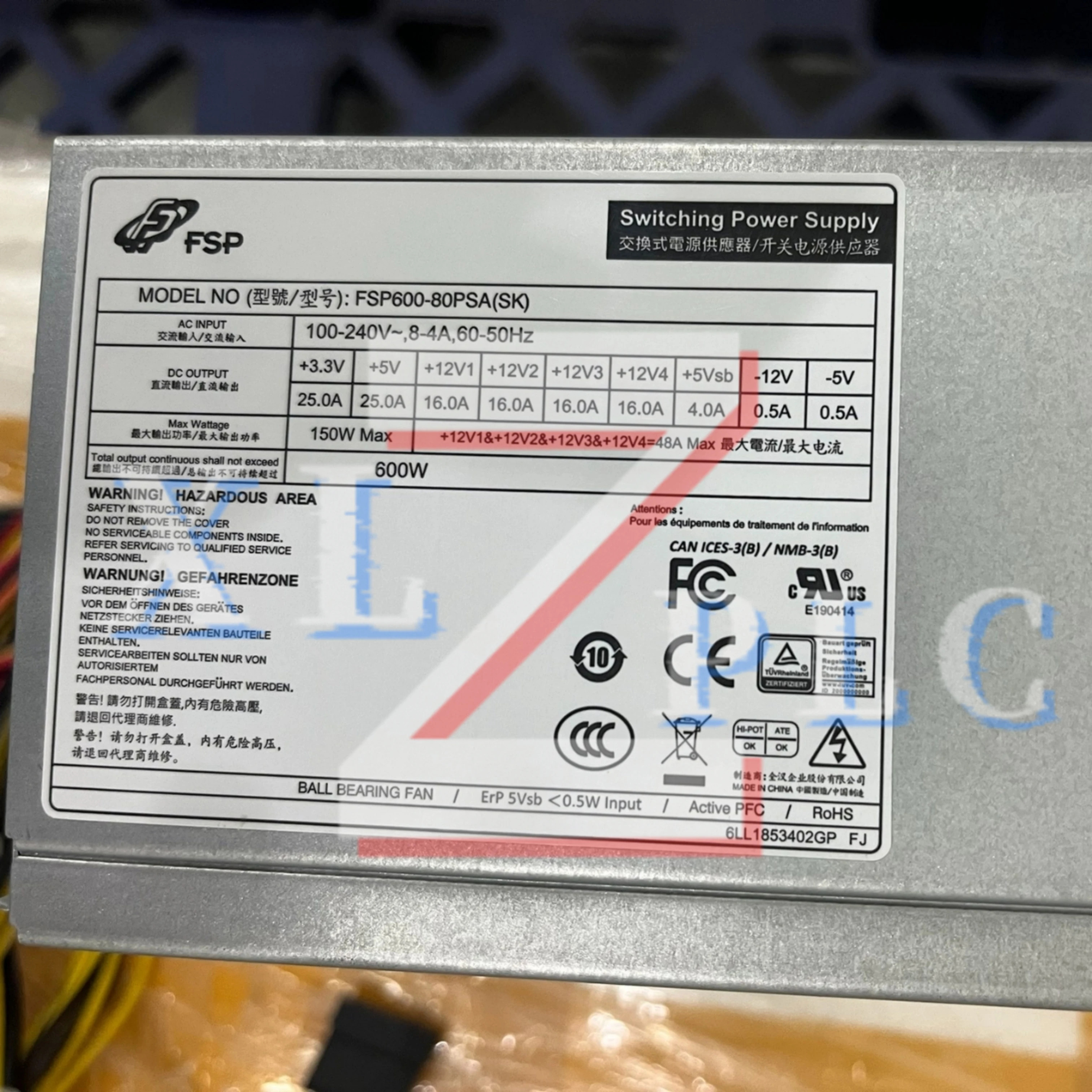 산업컴퓨터 전원공급장치 FSP600-80PSA FSP600-80PSASK FSP650-80GLC FSP700-80PSA FSP750-50ABA 내 새