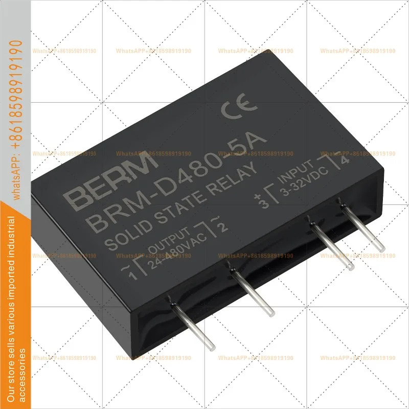 솔리드 스테이트 릴레이 SSR DC 제어 AC DC-AC 핀 PCB 회로 기판 5A DA DD