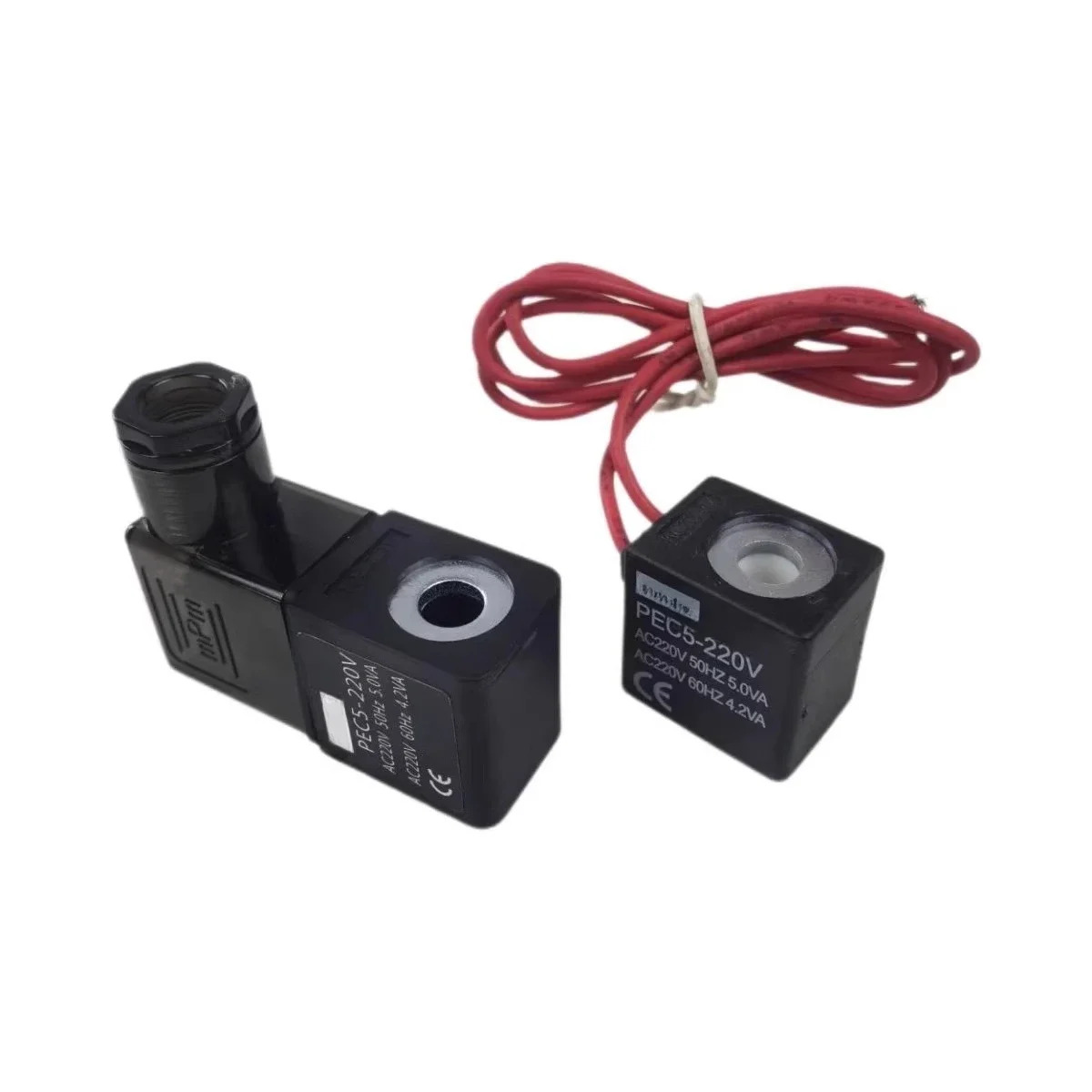 2PCS 전자기 밸브 코일 PEC5-AC220V-D AC220V PEC-5-DC24V 리드 와이어