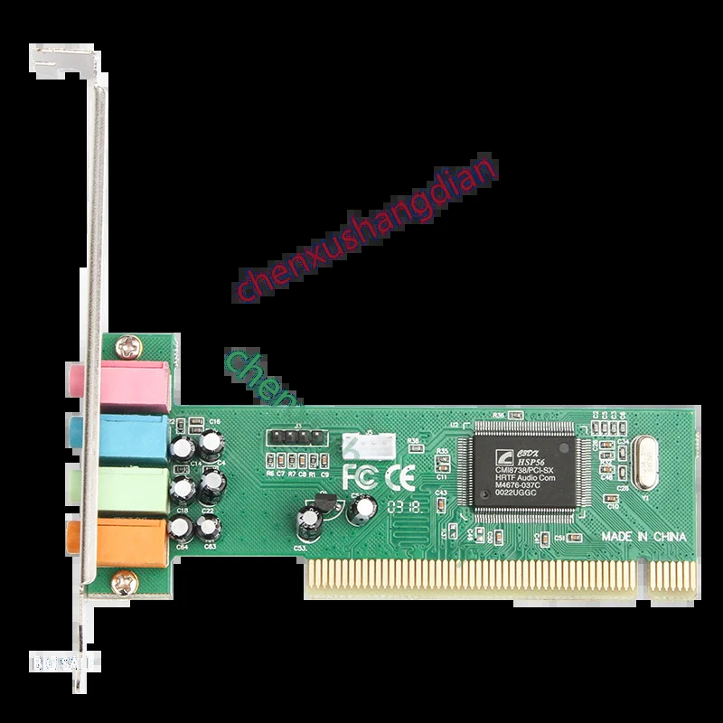 MOGE 데스크탑 PCI 독립형 사운드 카드 PC 내장 5 채널
