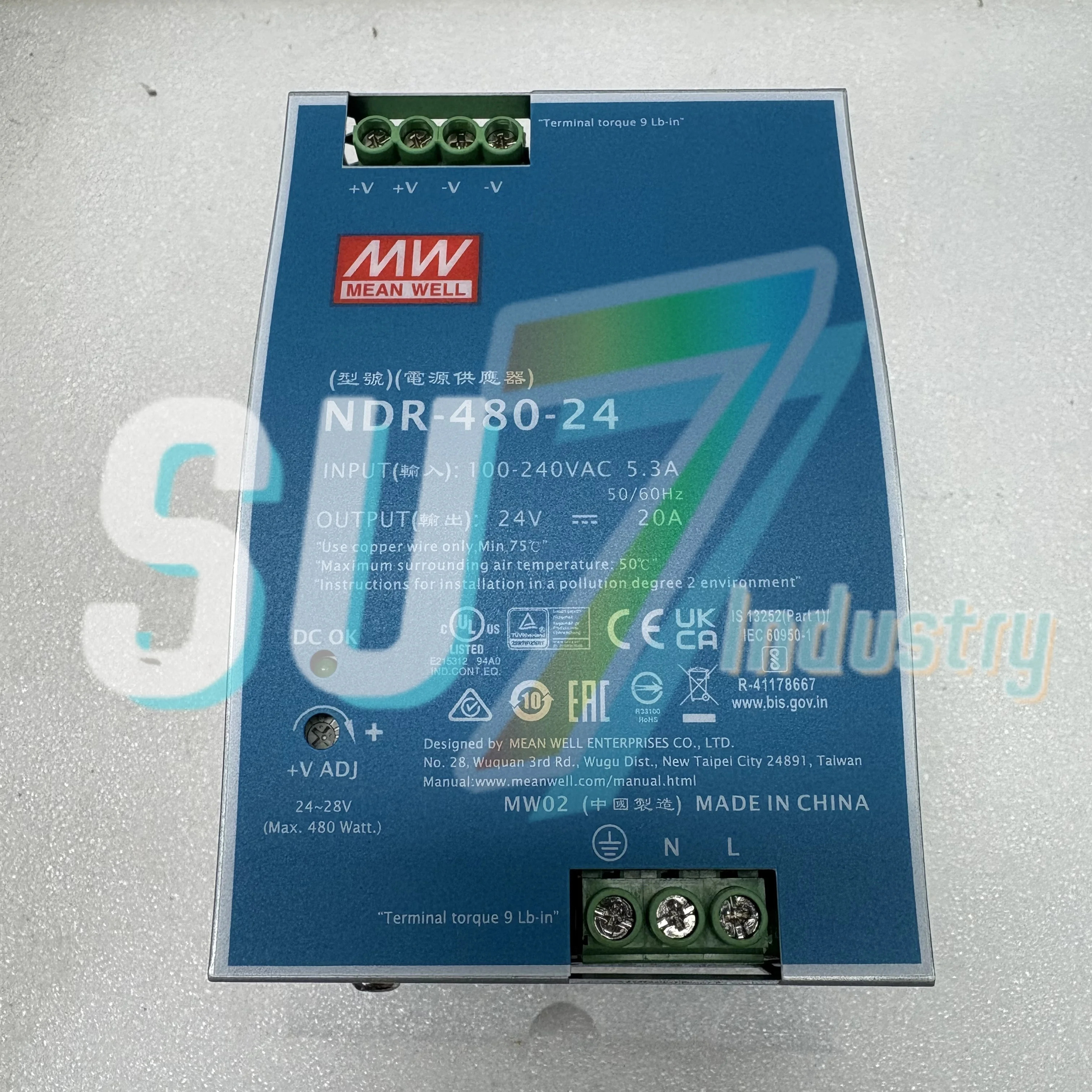 NDR-240-24 NDR-480-24 스위칭 전원공급장치