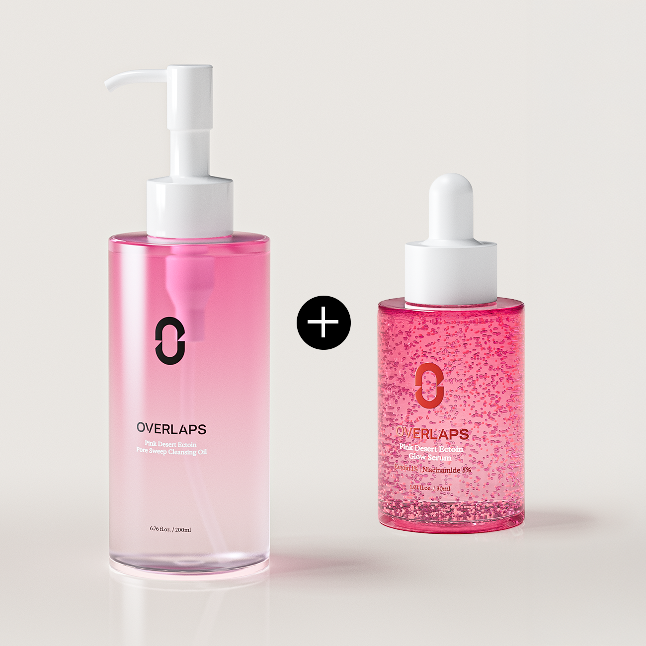 엑토인 포어 스윕 클렌징 오일 200ml + 글로우 세럼 30ml - 상품 이미지