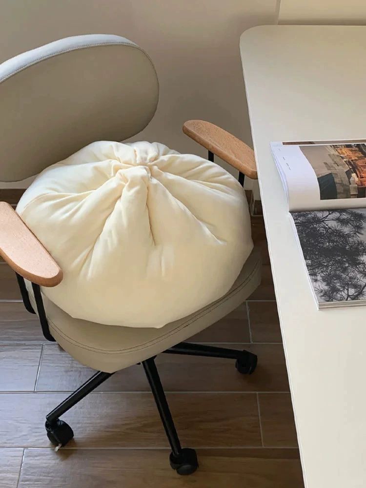 쫄깃하고 부드러운 왕만두 모던 푹신한 심플 베개 거실 찐빵 쿠션 40cmx40cm - 상세 이미지 3