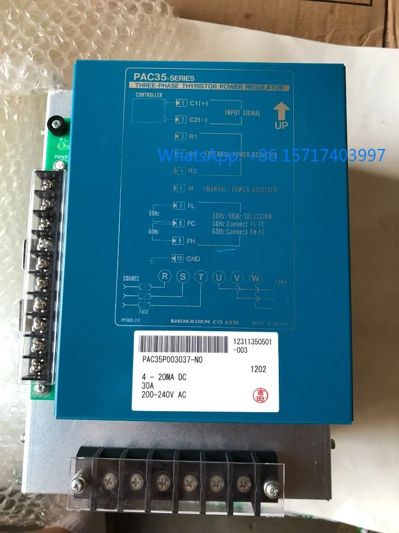 일본산 3상 전력 조절기 PAC35P003037-NO