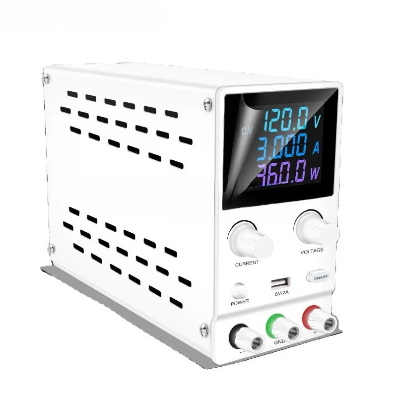 NICE-POWER SPPS-B1203D 화이트 120V 3A 가변식 신형 소형 미니 디지털 디스플레이 조절 실험실 벤치 DC 전원공급장치