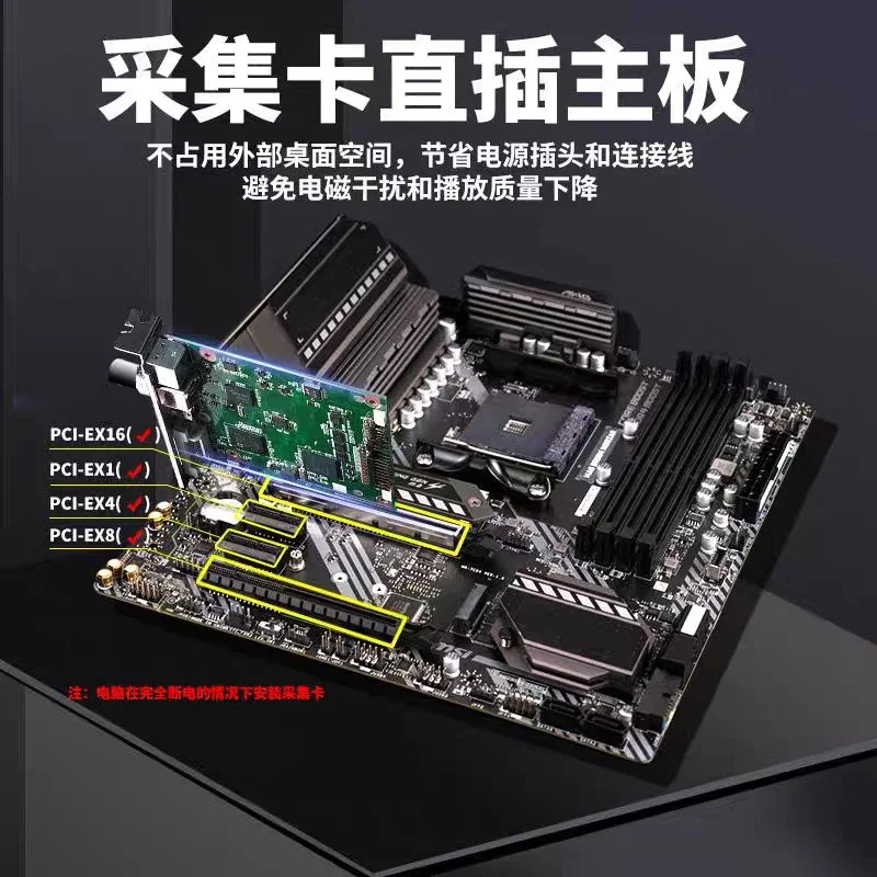 400N1 AIO 캡처 카드 HD HDMI SDI DVI VGA 라이브 화상 회의