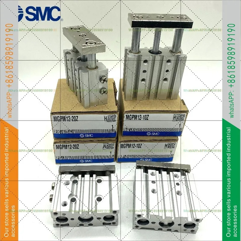 MGPM1216/20/25/32/40/50/63 - 10/20/30/40/50/75/100Z SMC 삼축 실린더