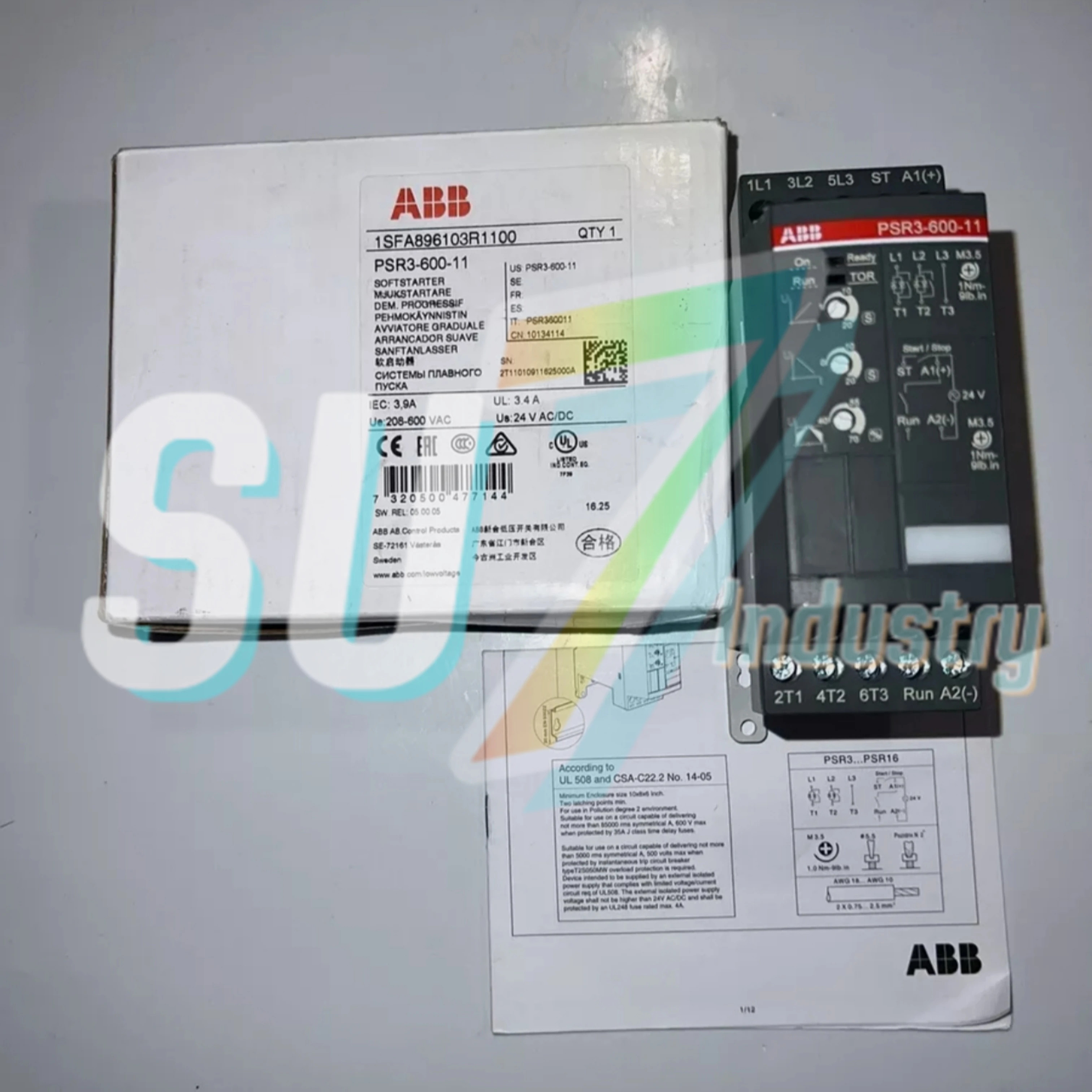 소프트 스타터 PSR3-600-11 PSR6-600-11 PSR9-600-11 PSR12-600-11 PSR16-600-11 원본