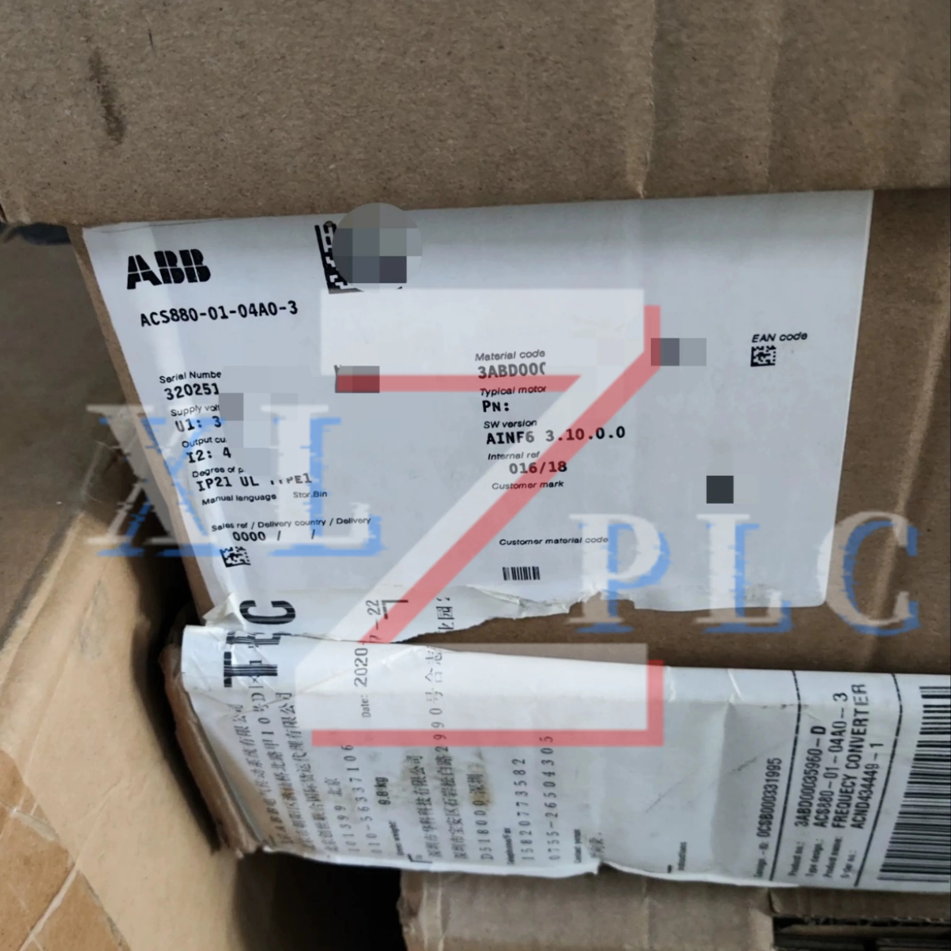 주파수 변환기 원본 ACS880-01-04A0-3 ACS880-01-05A6-3