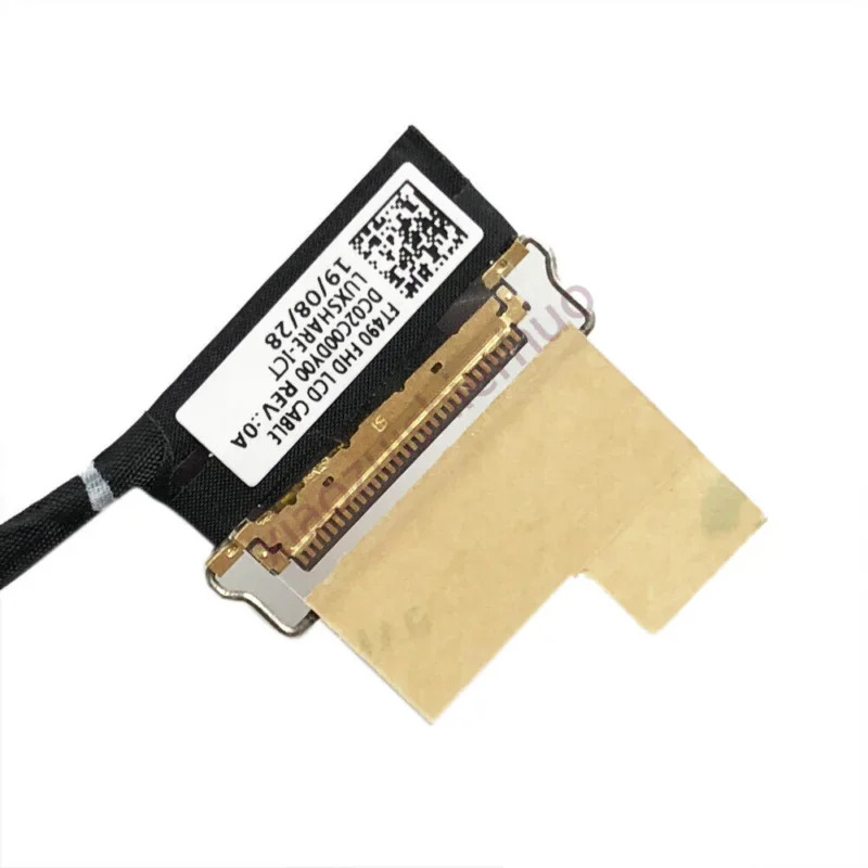 씽크패드 t490hot LCD 화면 EDP 케이블 FHD 30핀 01yt382 02hk974