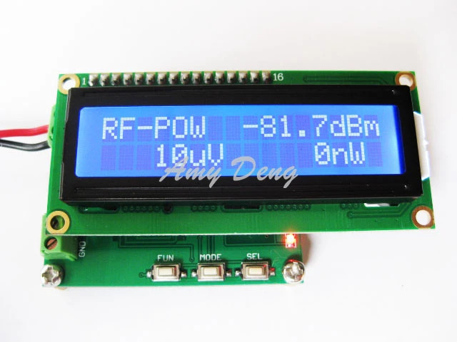 RF 파워미터 0-500MHz -80 10dBmRF 전력 감쇠 값 설정 가능