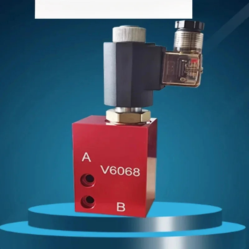 V6068-DC24V 유압 스레드 카트리지 밸브 솔레노이드 글로브 압력 릴리프 관형