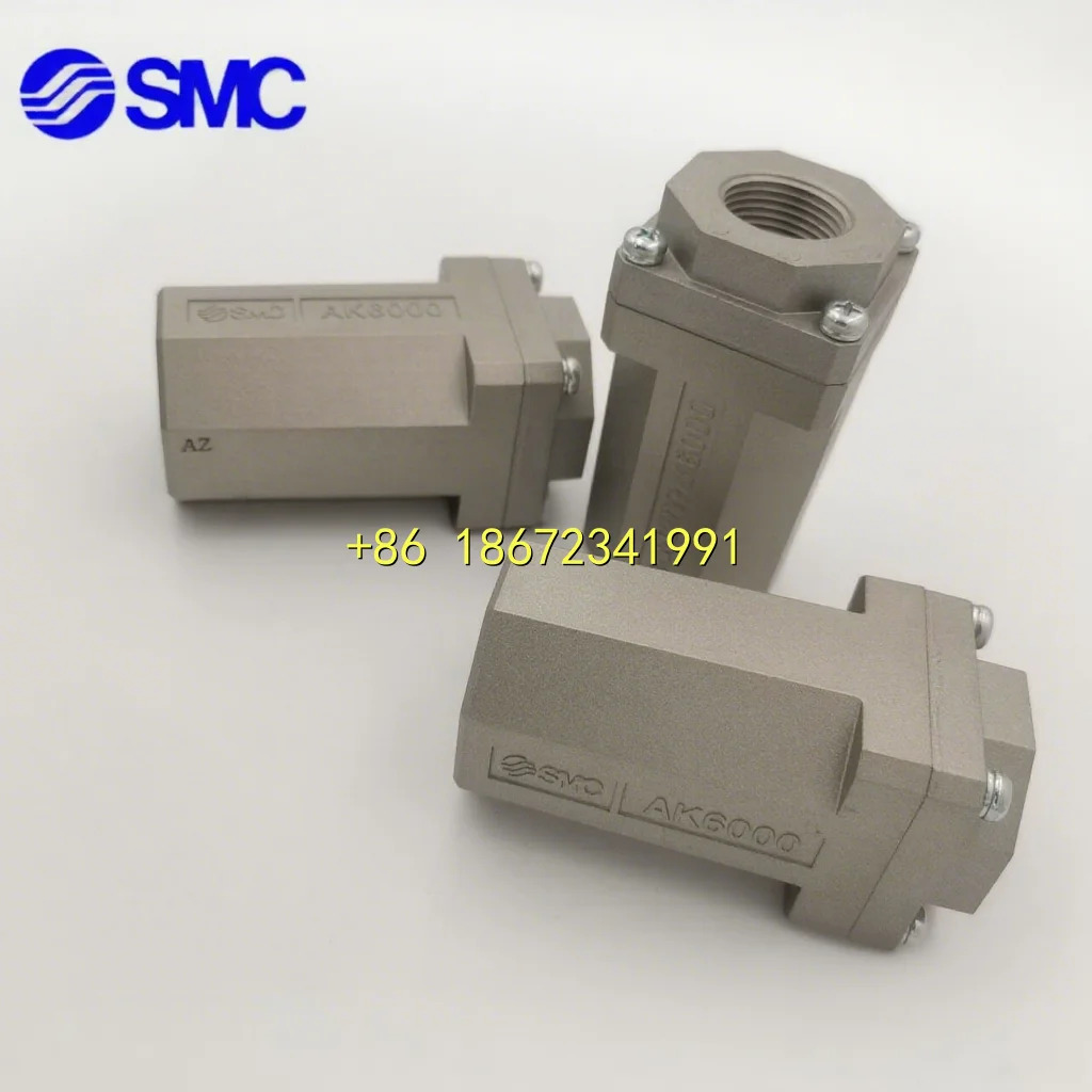 일본 SMC AK2000-01/02 AK4000-04 AK6000-10오리지널 금속 편도 밸브