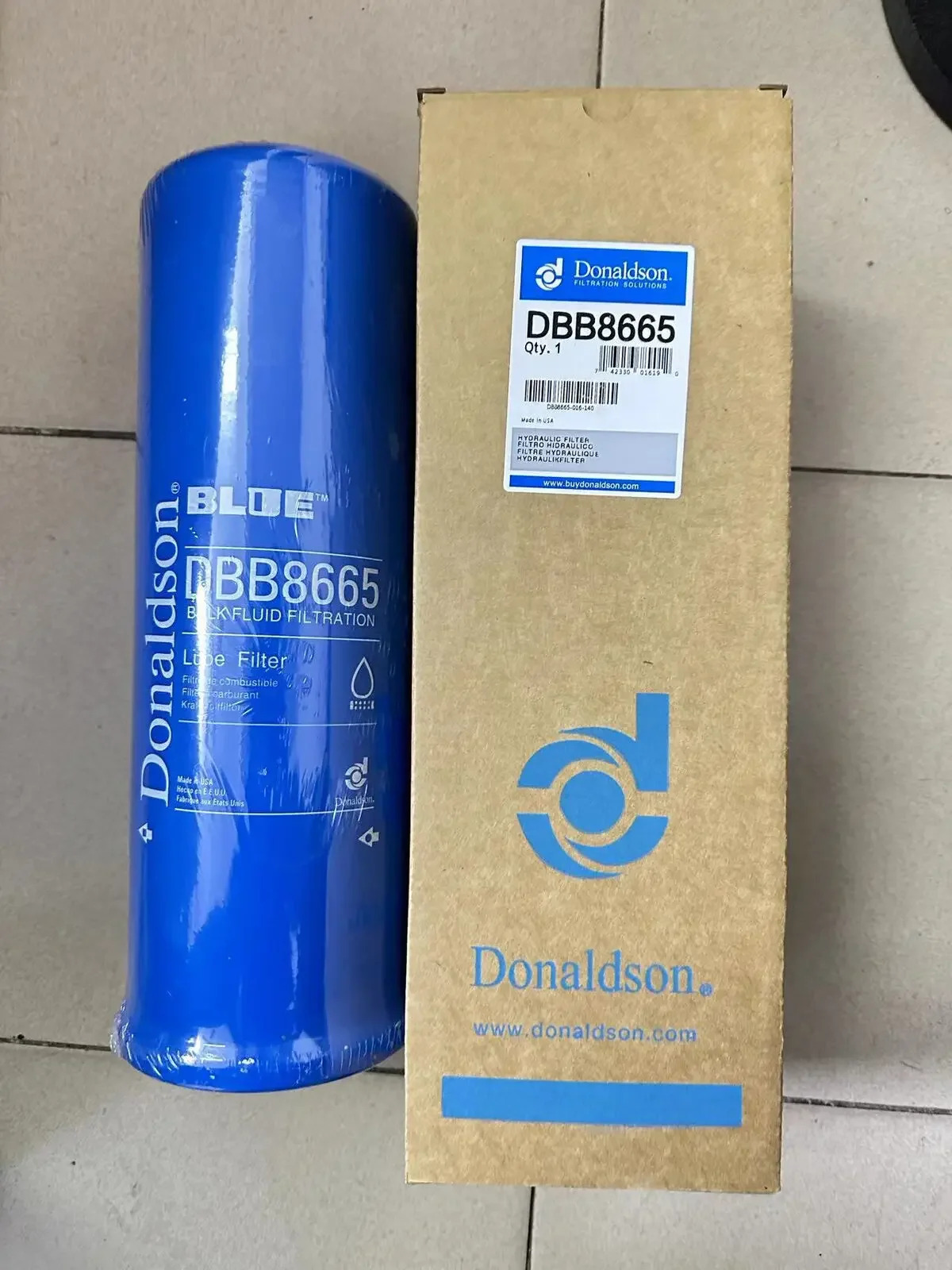 DBB8665 오일 필터 요소맞는 1PCS