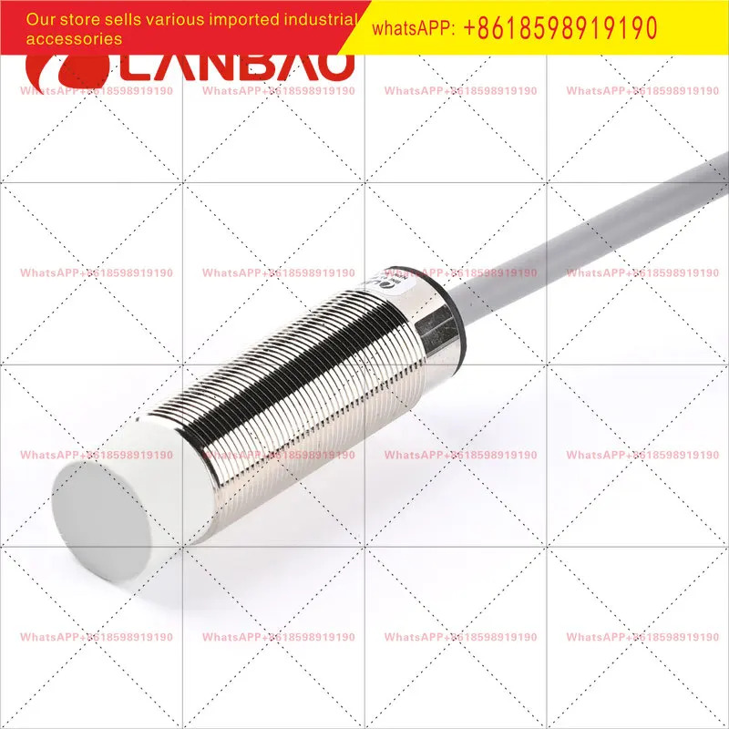 Lanbao LR18XBN08DNO 금속 원통형 센서 삼선 비매립형 8mm 유도 스위치
