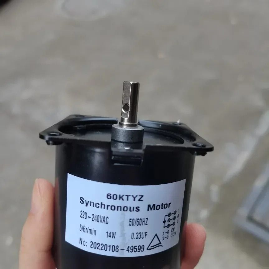 동기 모터 60KTYZ 220-240V AC 5/6R/MIN 14W