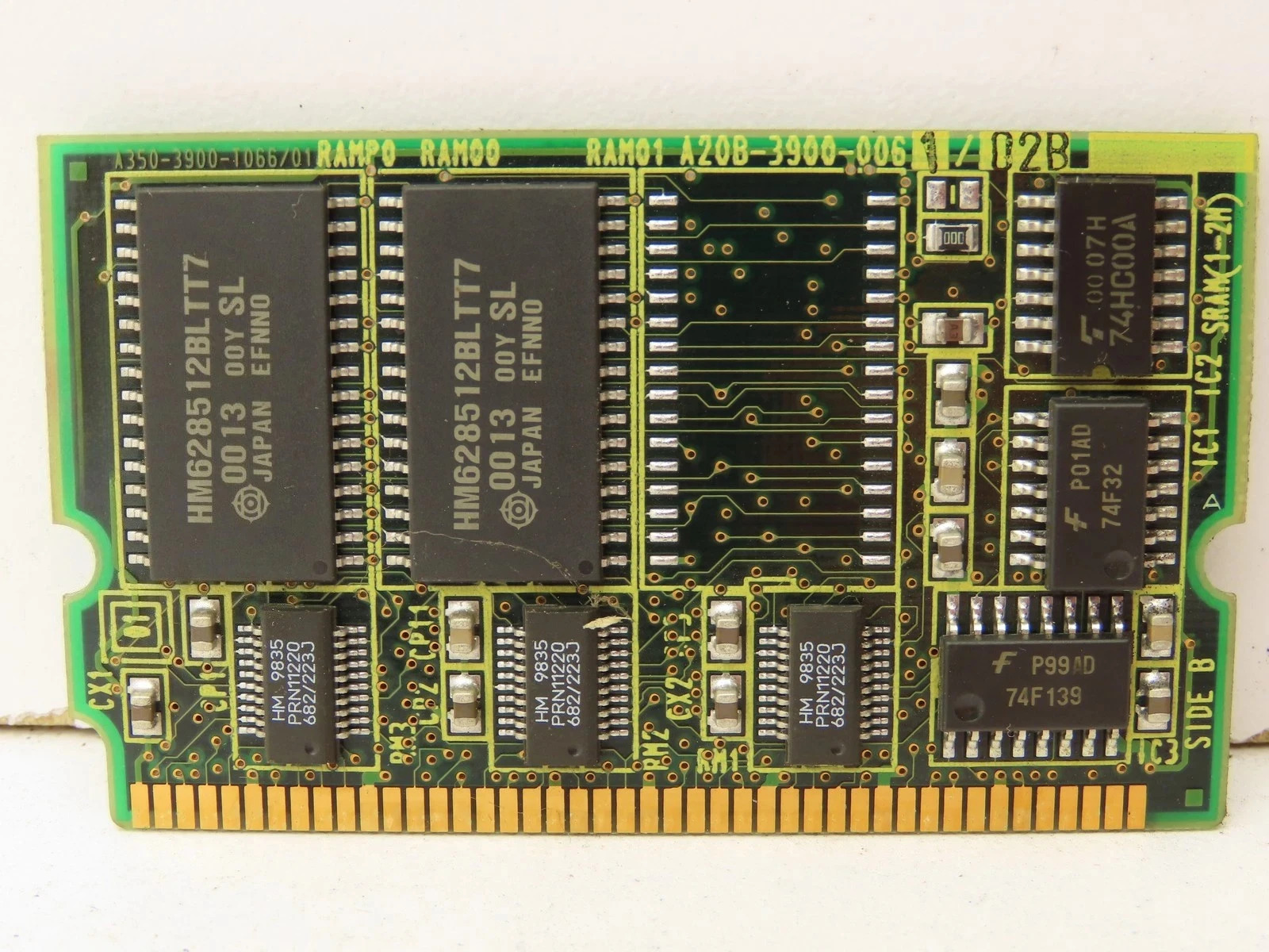 FANUC A20B-3900-0061/02B 메모리 회로 기판A20B-3900-0061 A20B-3900-0060을 리퍼했습니다.