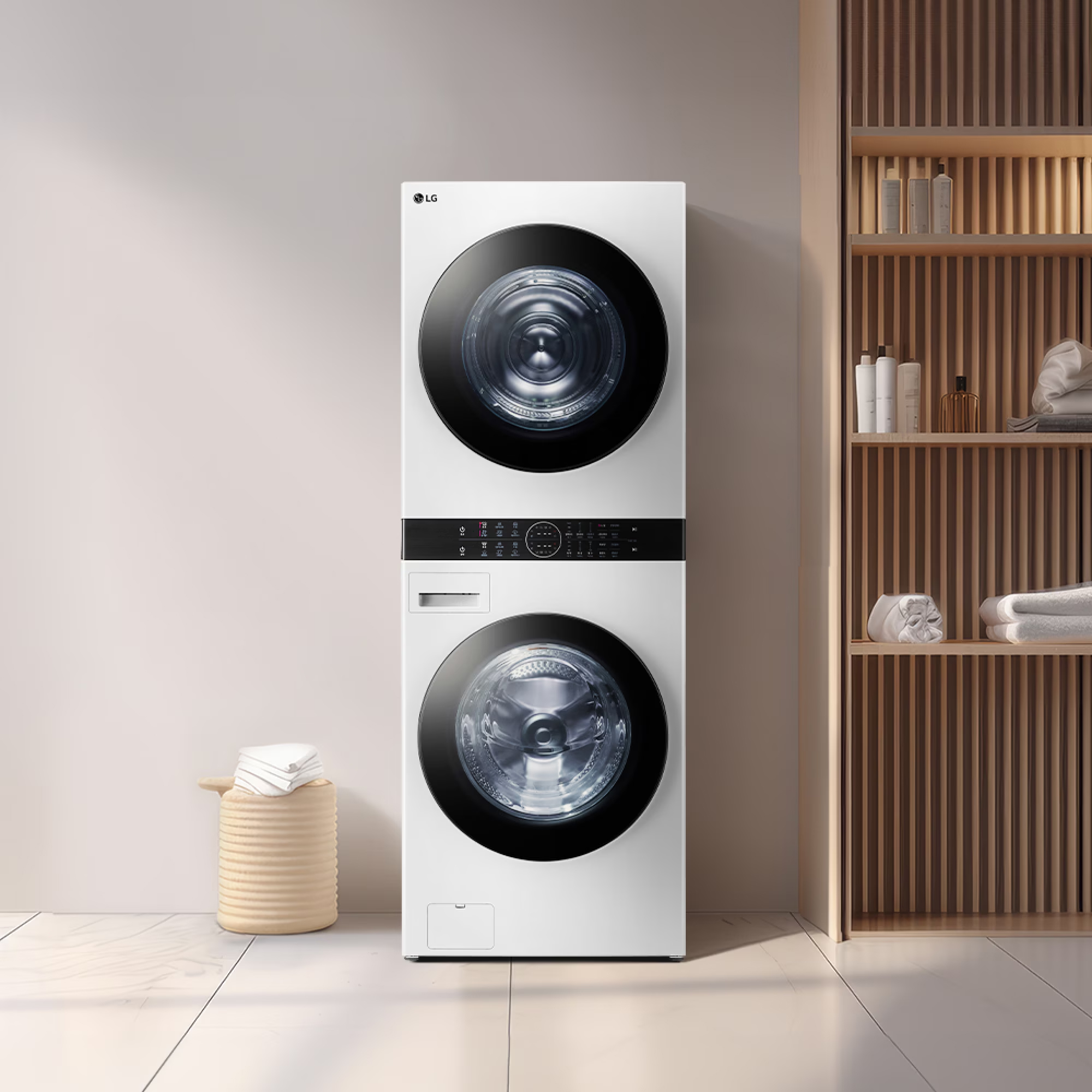 LG 트롬 오브제컬렉션 워시타워 + LG 디오스 식기세척기 세트 (W2421WAMR + DUE5BGL1E) - 상세 이미지 3