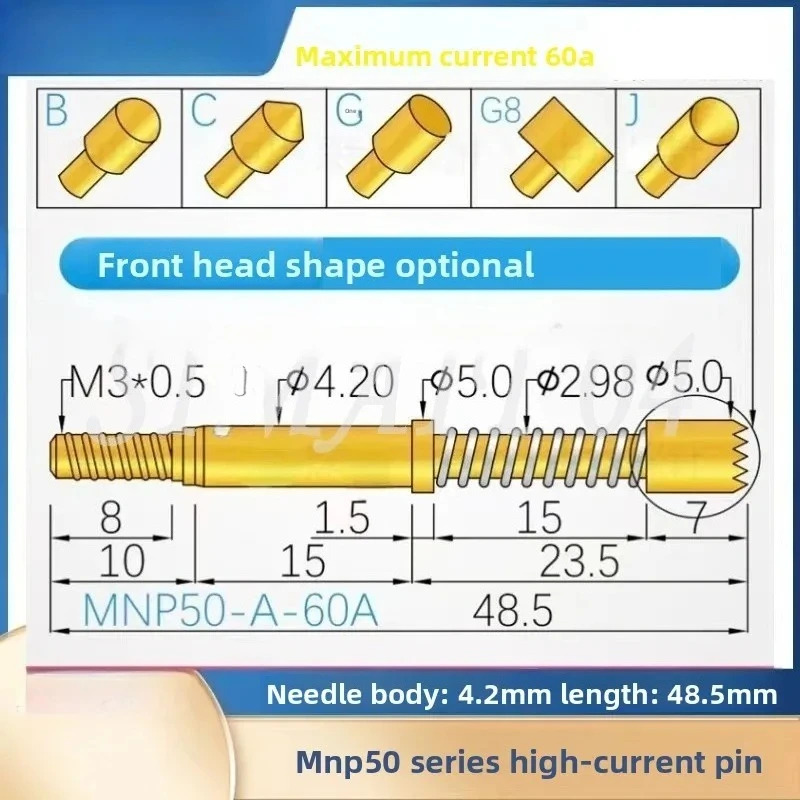 MNP50-B G A A8 C J 프로브 40A/50A/60A/100A HRS420 H500 고전류