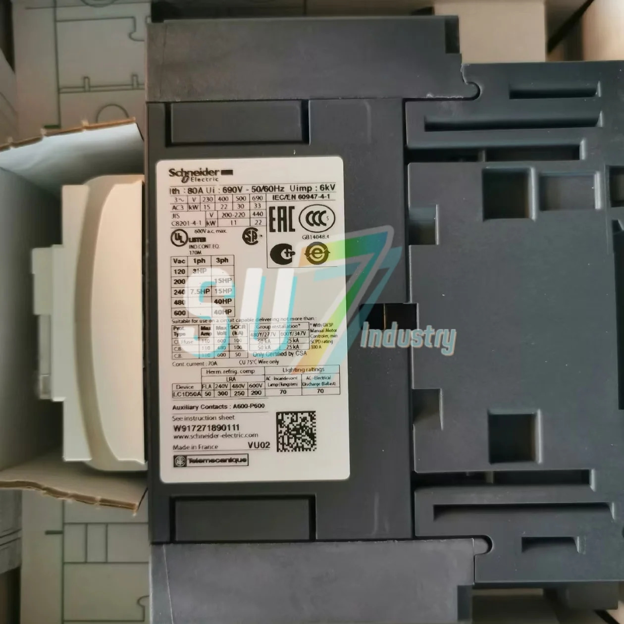 새 접촉기 LC1D50ABD LC1D50AFD LC1D50AM7C