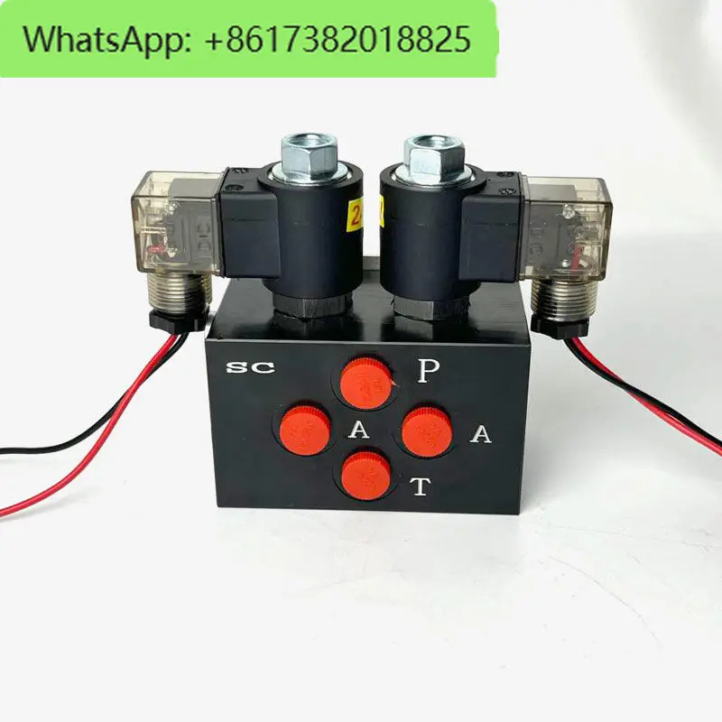 12V/24V 이솔레노이드 밸브 방수 굴삭기 목재 그래버 전굴삭기 액세서리