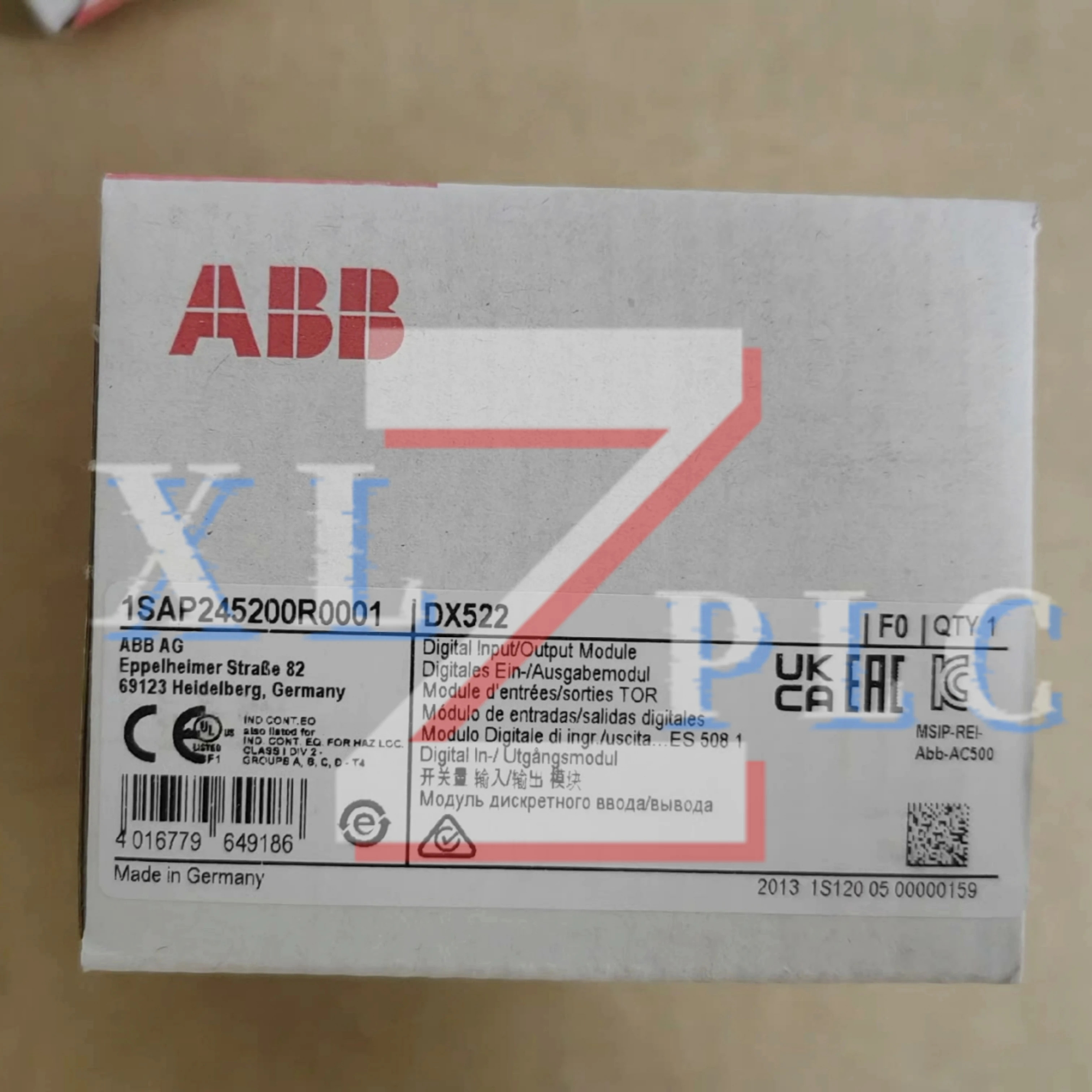 오리지널 PLC 모듈 DO890 3BSC690074R1 DP820 3BSE013228R1 DP840 3BSE028926R1 DX522 1SAP245200R0001 DX571 1