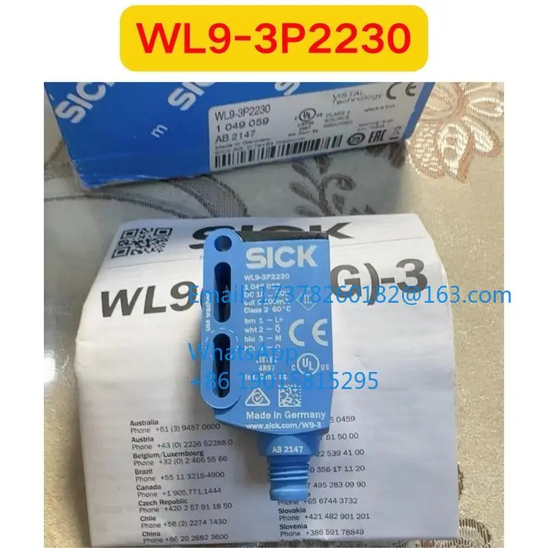 오리지널 SICK WL9-3P2230 센서