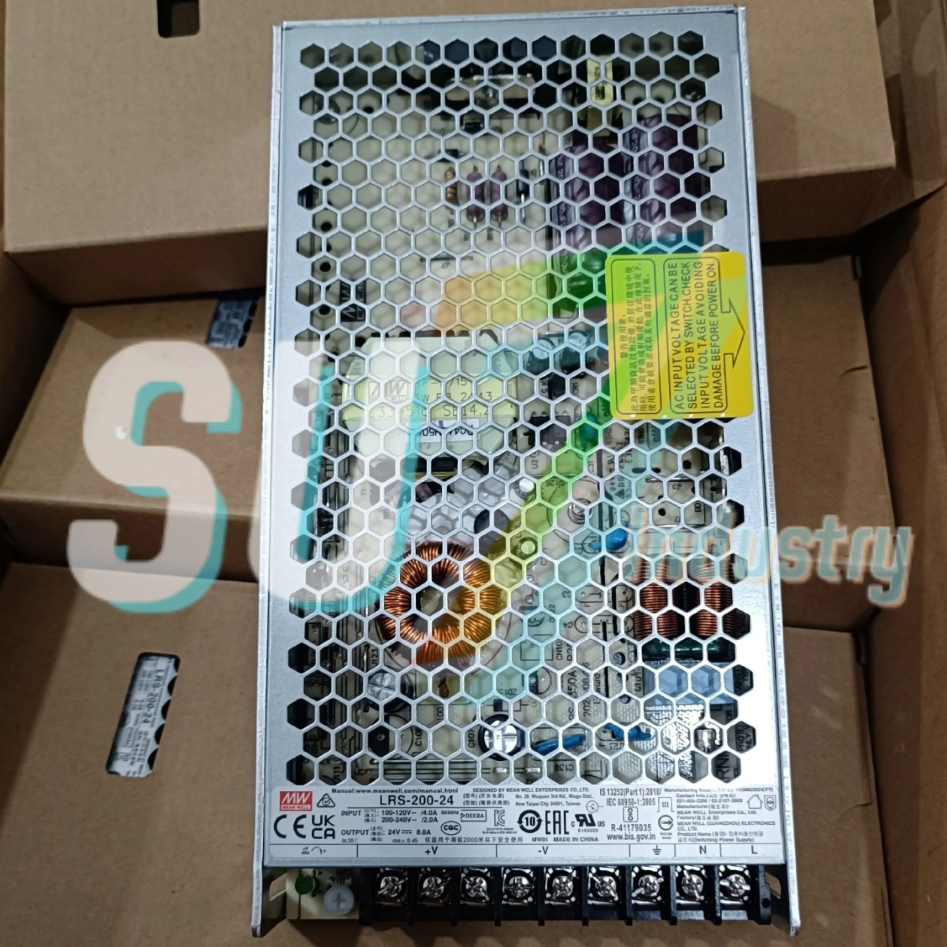 Mean Well LRS-200-12 LRS-200-15 LRS-200-24 LRS-200-3.3 스위치 전원공급장치 내 새