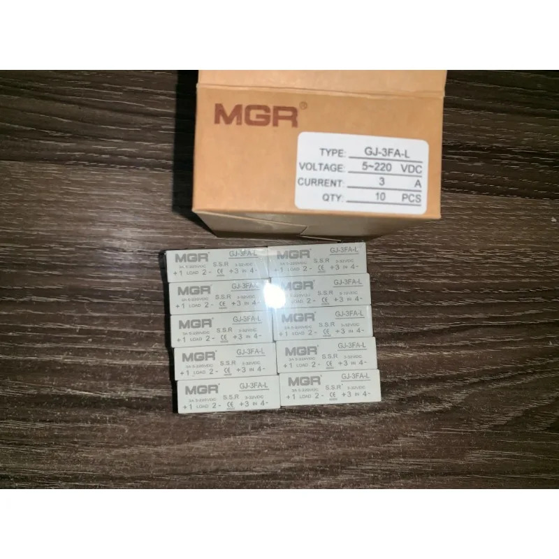 mager GJ-3FA-L 소형 솔리드 스테이트 릴레이 DC SSR 제어 GJ 3FA L 3A DC-DC