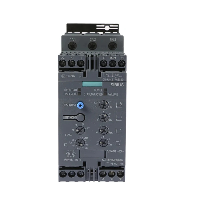 뉴 오리지널 3RW4 037-1BB14 3RW4037-1BB14 소프트 스타터 PLC 프로그래머블 컨트롤러
