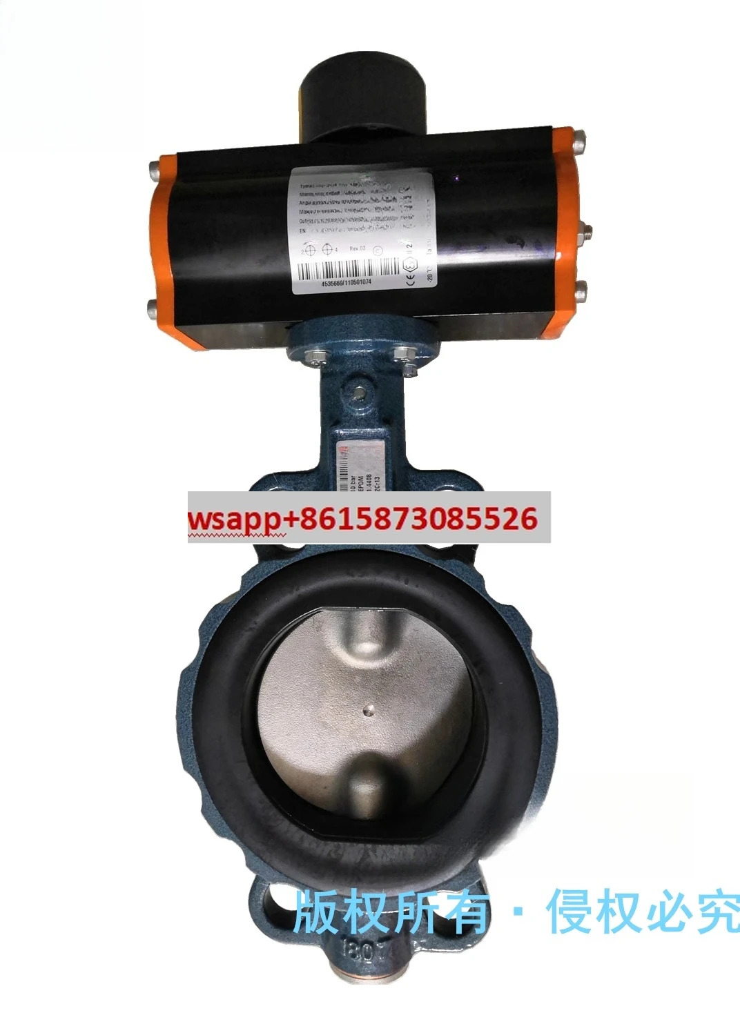 Z011-A 공압 버터플라이 밸브 4인치 6인치 진공 클램프 DN100 DN150