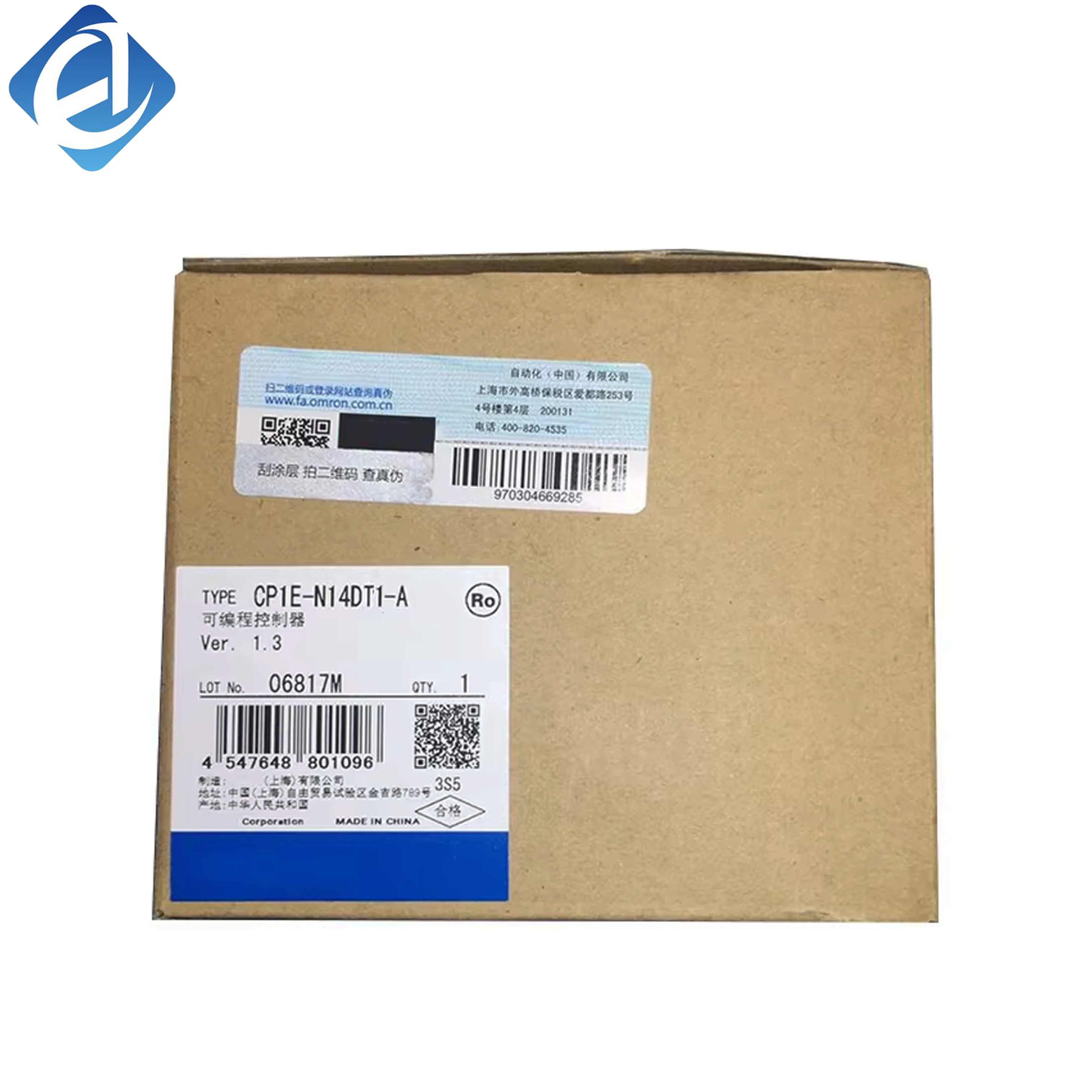 오리지널 CP1E-N14DT1-A Cp1en14dt1a PLC 컨트롤러