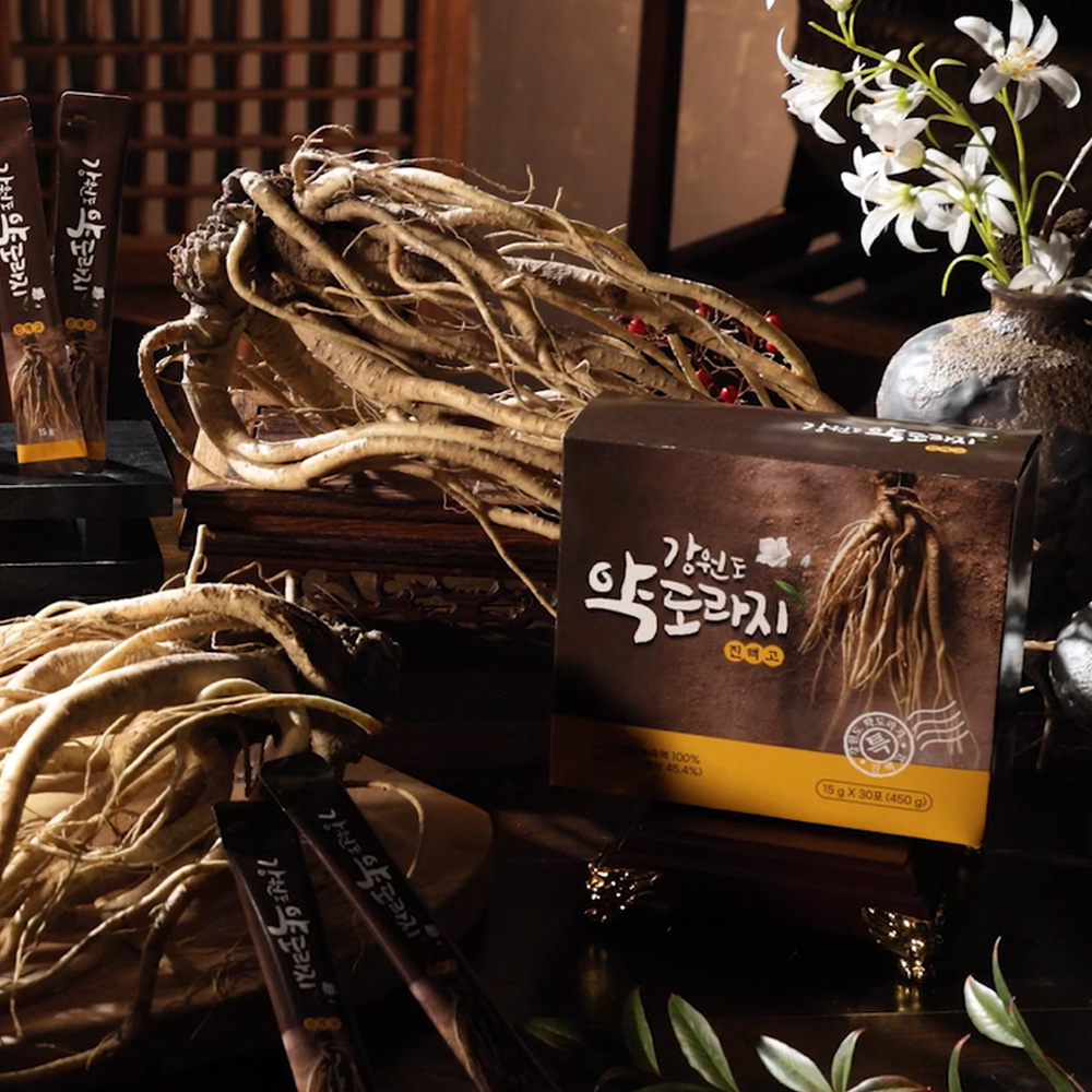 강원도 약도라지 진액고 스틱 30포 국내산 100%강원도 도라지 즙 액기스 이미지 2