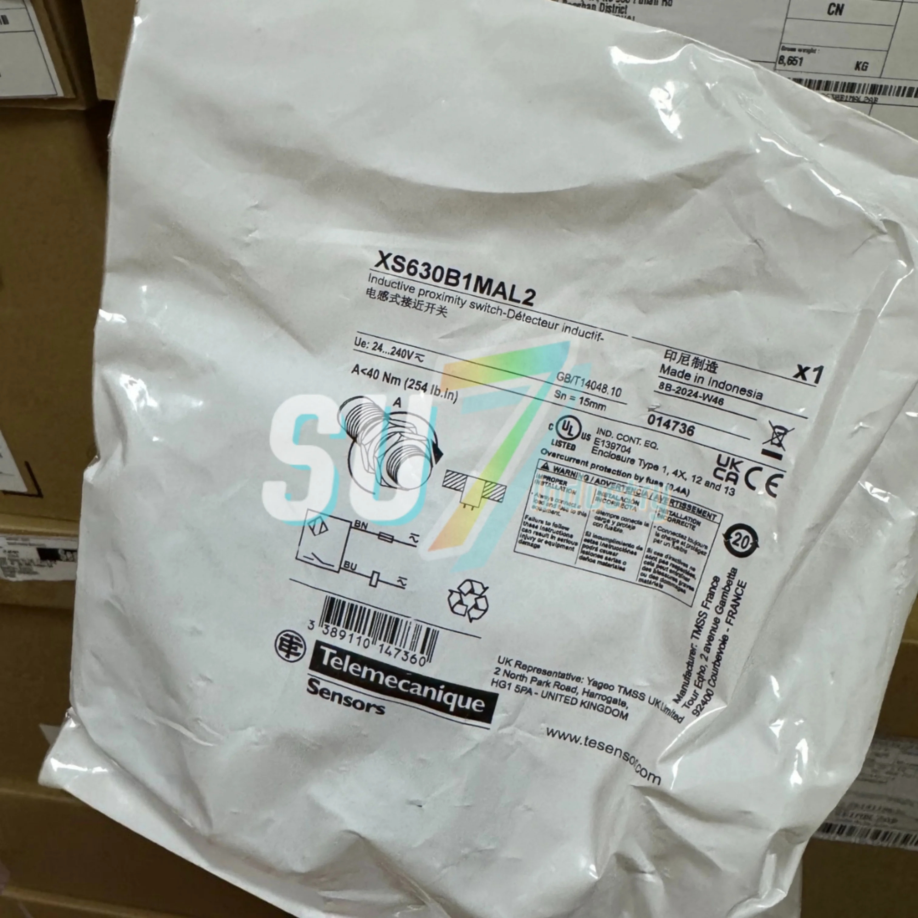 텔레메카니크 센서 스위치 새 보유 XS630B1MAL2