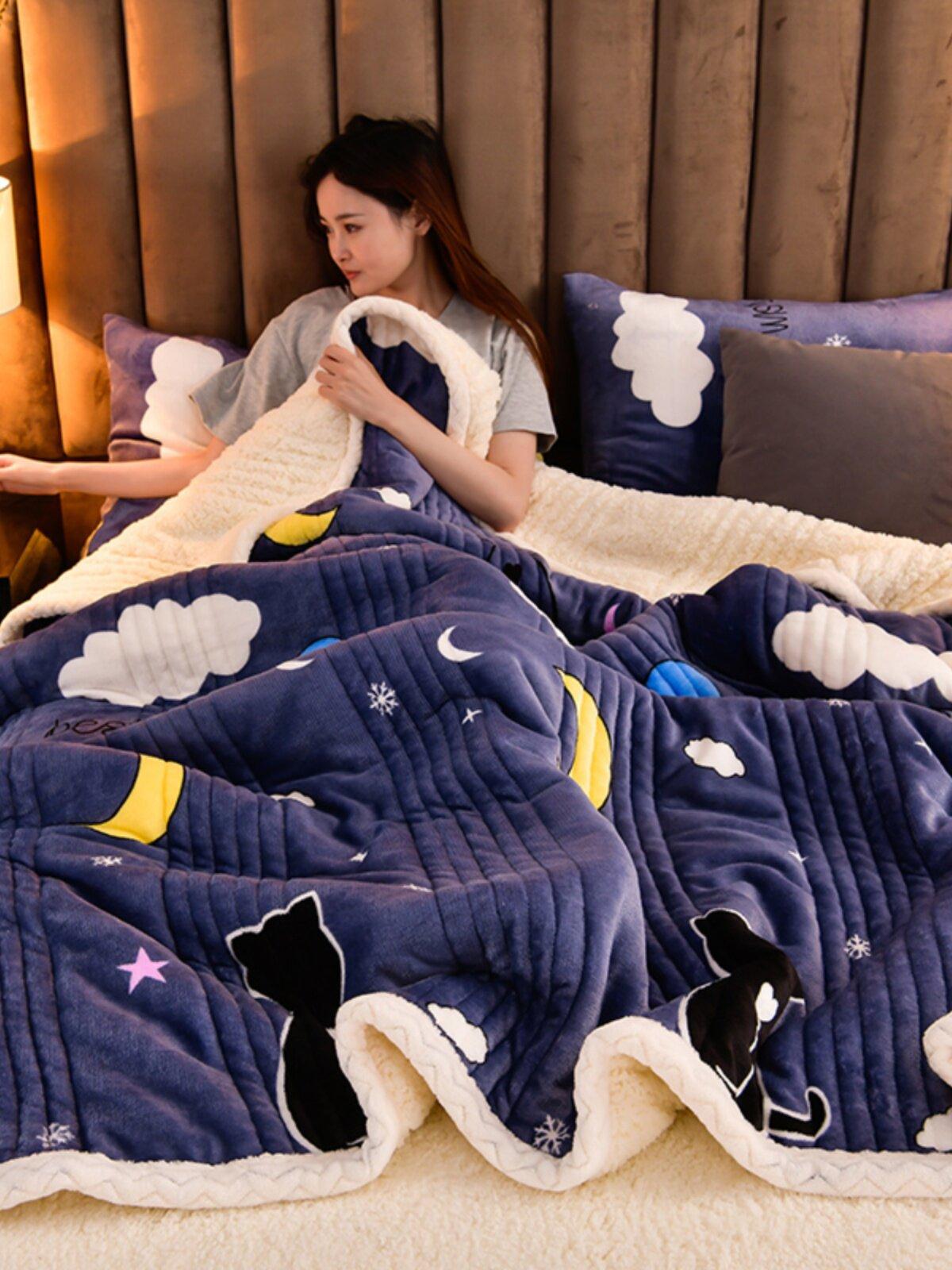 캐시미어 양털이불 겨울이불 이중원단 항균원단 양털 퓨어 오션하우스 램스울 겨울 천연 호주 - 상세 이미지 3