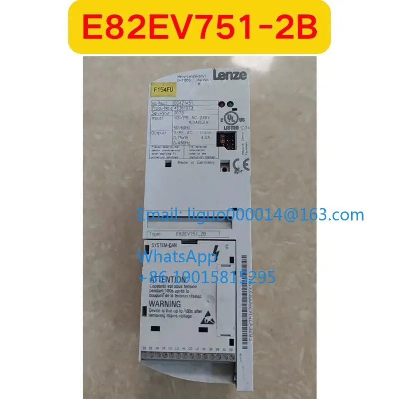 리퍼 E82EV751-2B E82EV7512B 인버터 0.75KW 기능 OK