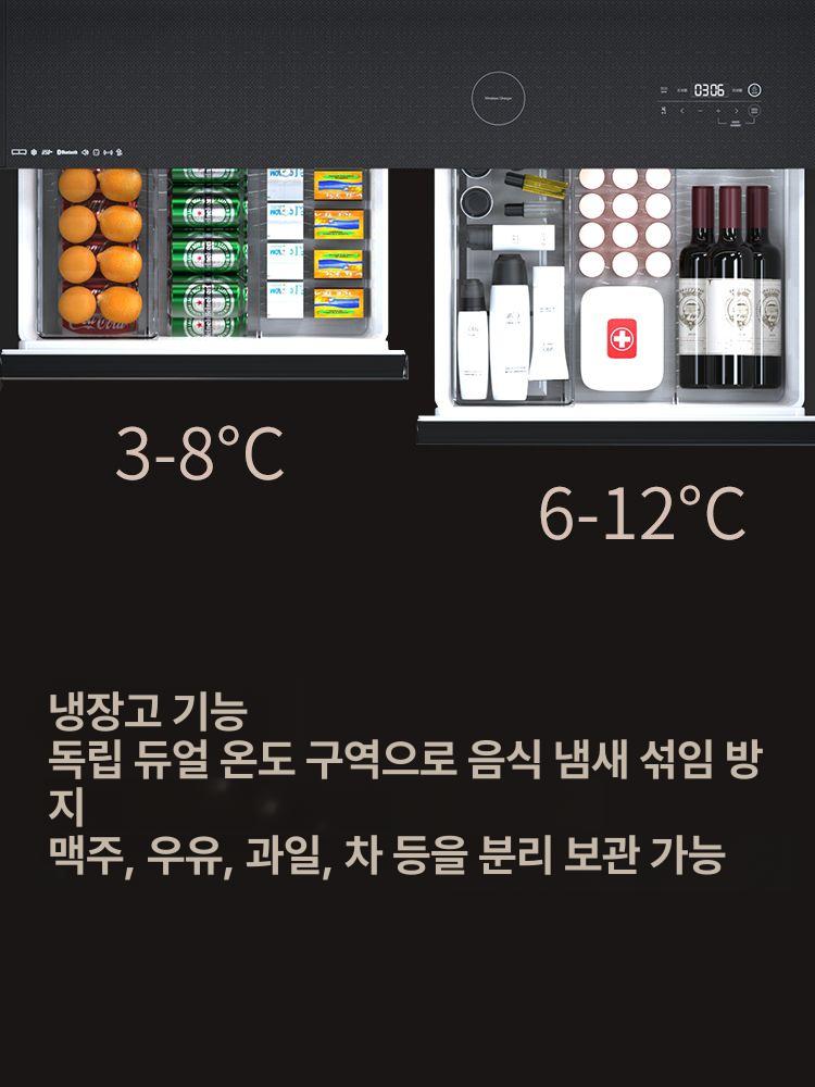 테이블 간냉식 스마트 냉장테이블 서랍형 냉동고 올스텐 tb-135L 화이트 플래그십 에디션 완전 조립 완료 - 상세 이미지 4