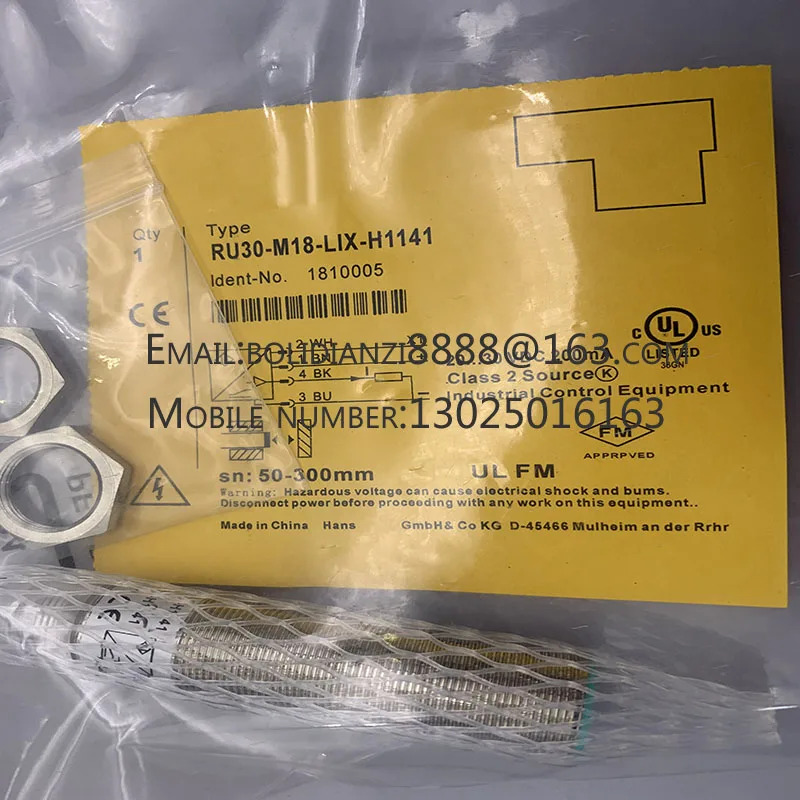 초음파 센서 RU30-Q30-LUX-H1141 RU100-Q30-LUX-H1141 공급