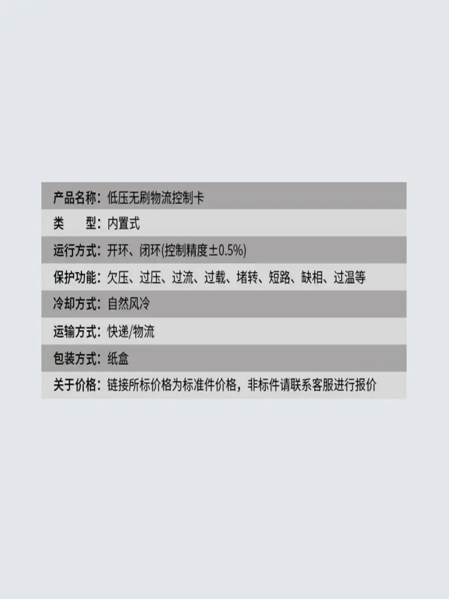 DC 브러시리스 저전압 드라이버 ZDRV C21-200L-R 제어 속도 물류 드라이브 카드