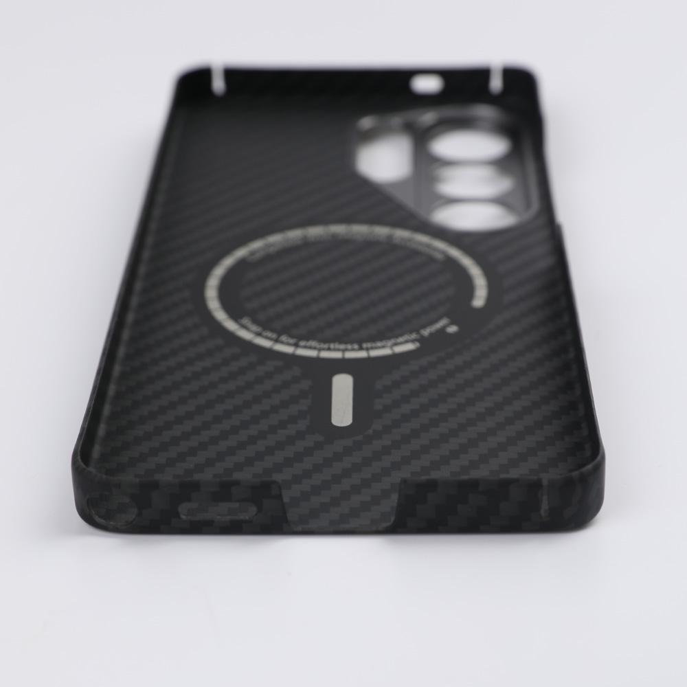 리얼 카본 맥세이프 케이스 아라미드 1500D 케블라 카메라렌즈 풀커버 블랙, 갤럭시S26 울트라 - 상세 이미지 4