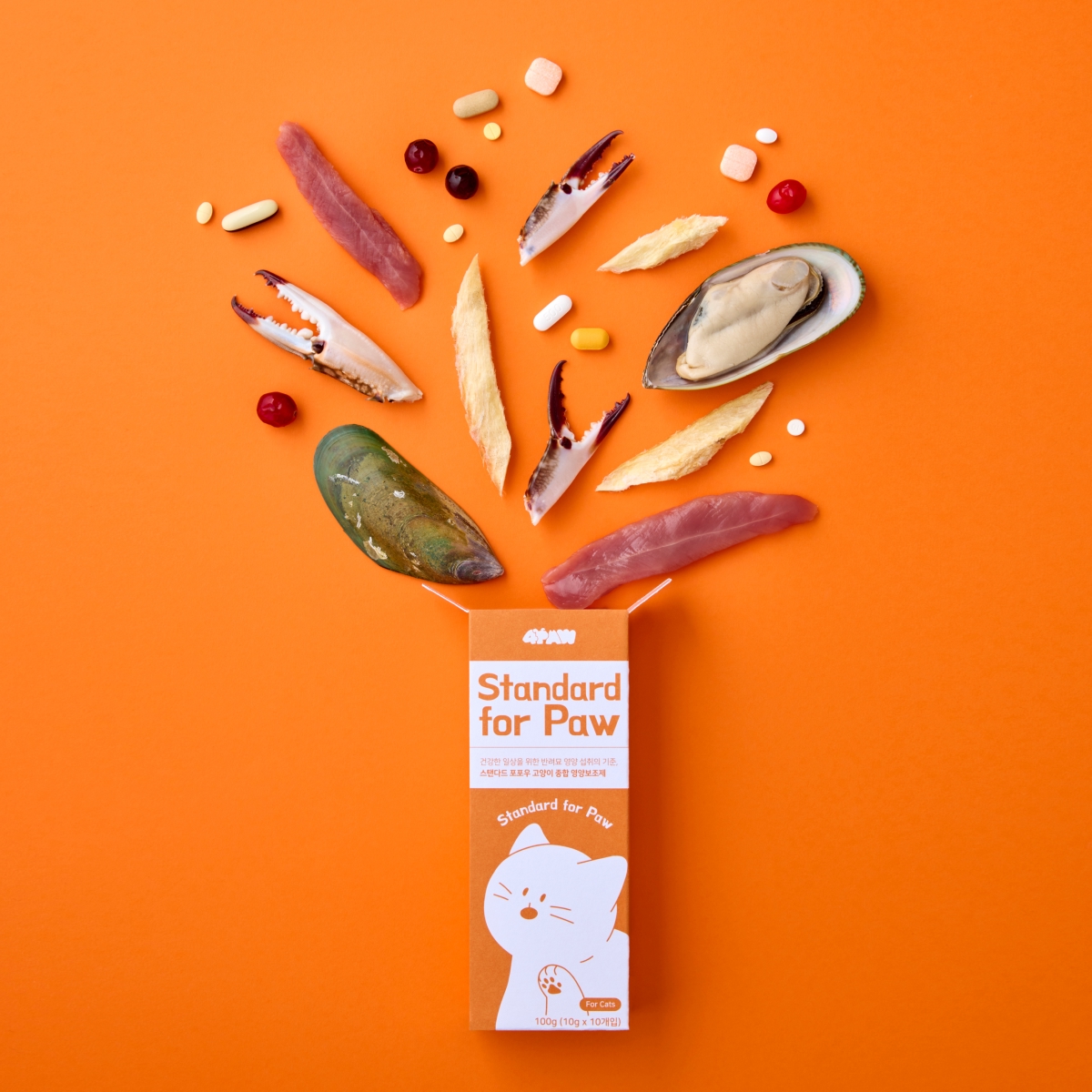 펄송 스탠다드 포포우 고양이 종합영양제 10개입, 1개 이미지 3