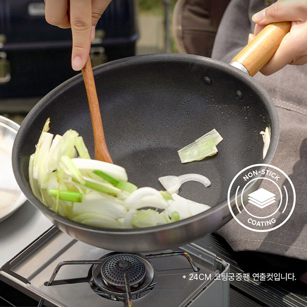 벨락 궁중팬 캠핑 웍 코팅 26cm 오뎅냄비 전골 후라이팬 이미지 7