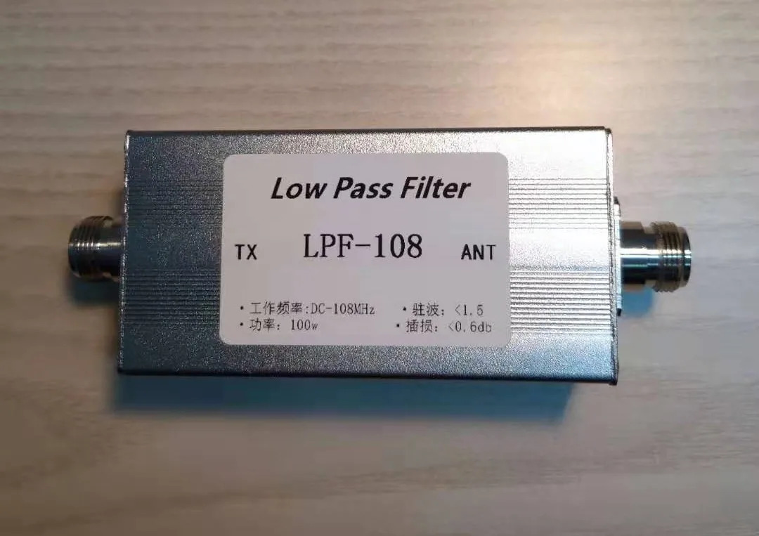 LPF-108 로우 패스 필터 DC-108MHz N 암 LPF 100W