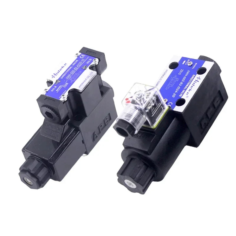 SWH-G02-B2-D24-20 솔레노이드 작동 방향 제어 유압 밸브 SWH-G02-B3/C2B/C3B/C4B/C6B/C8B/B2S-AC220/R110/DC12-20/10