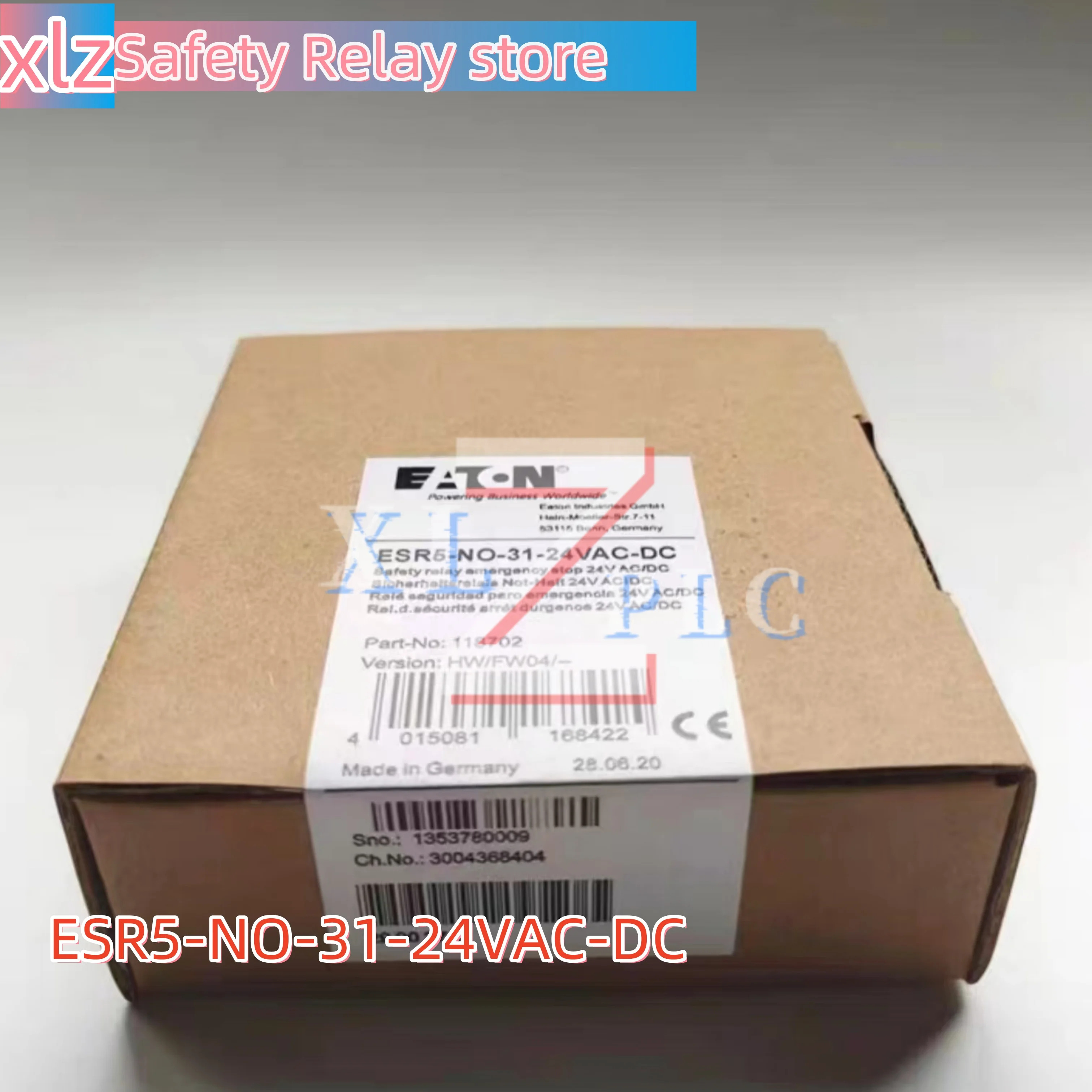 오리지널 EATON 안전 릴레이 ESR5-NO-31-24VAC-DC 내 새
